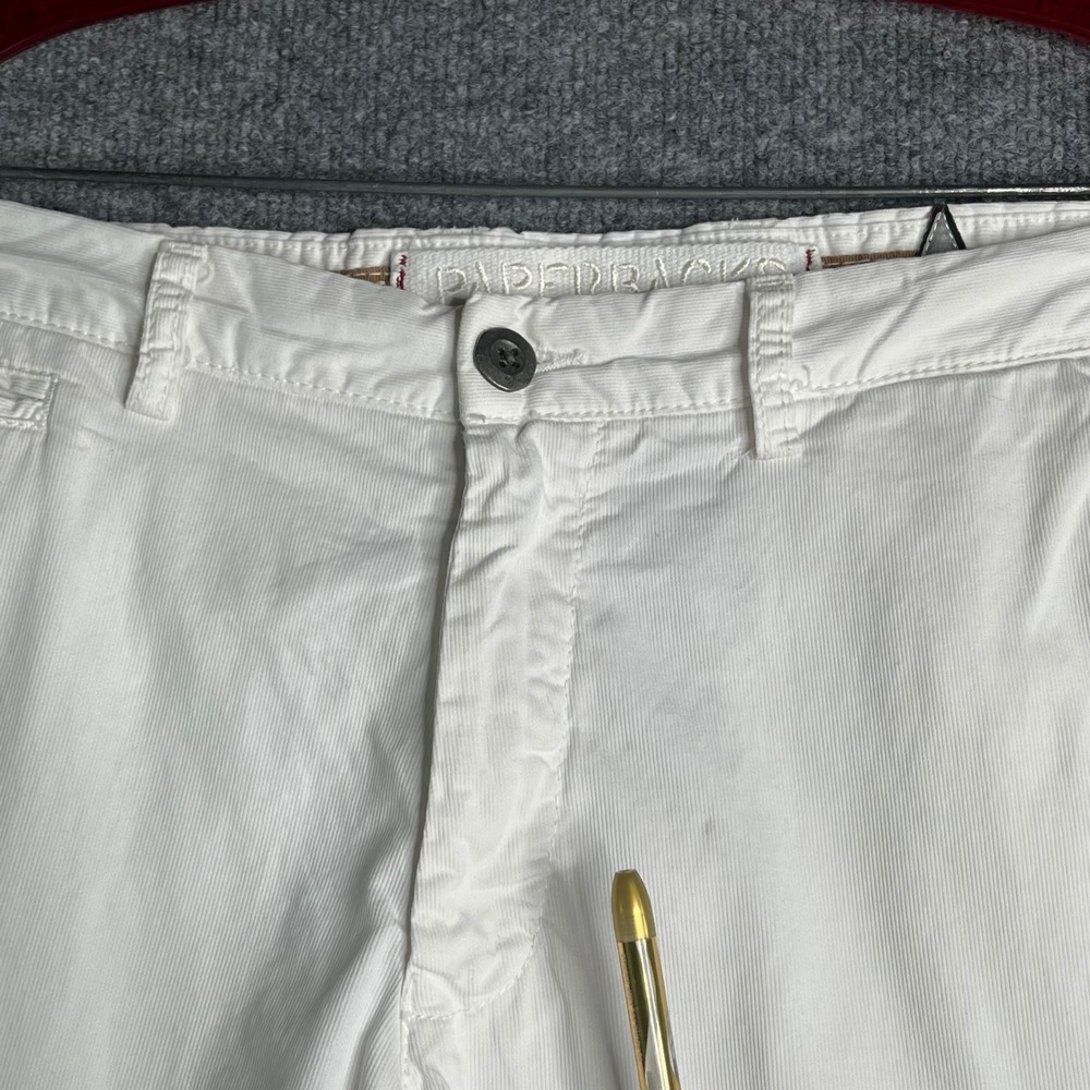 Paperbacks Mens PT 205 White Cotton Chino Pants Straight Leg Size 34 Made in USA - Picture 4 of 13